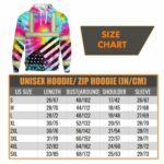 Hi Vis Hoodie Reflective Tie Dye US Flag Paint Safety Workwear For Worker, Motorcycle Bicycle, Runner