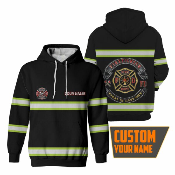 Firefighter discount hoodies custom