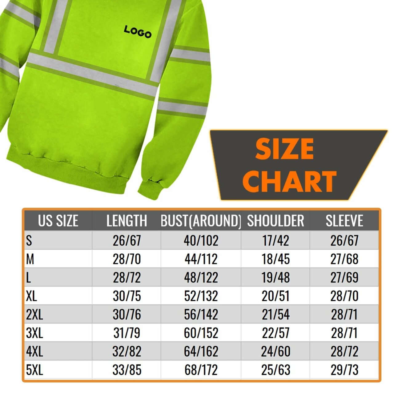 High Visibility Reflective Safety Work Shirts Custom Logo Text Long Sleeve  Industrial Men Shirt