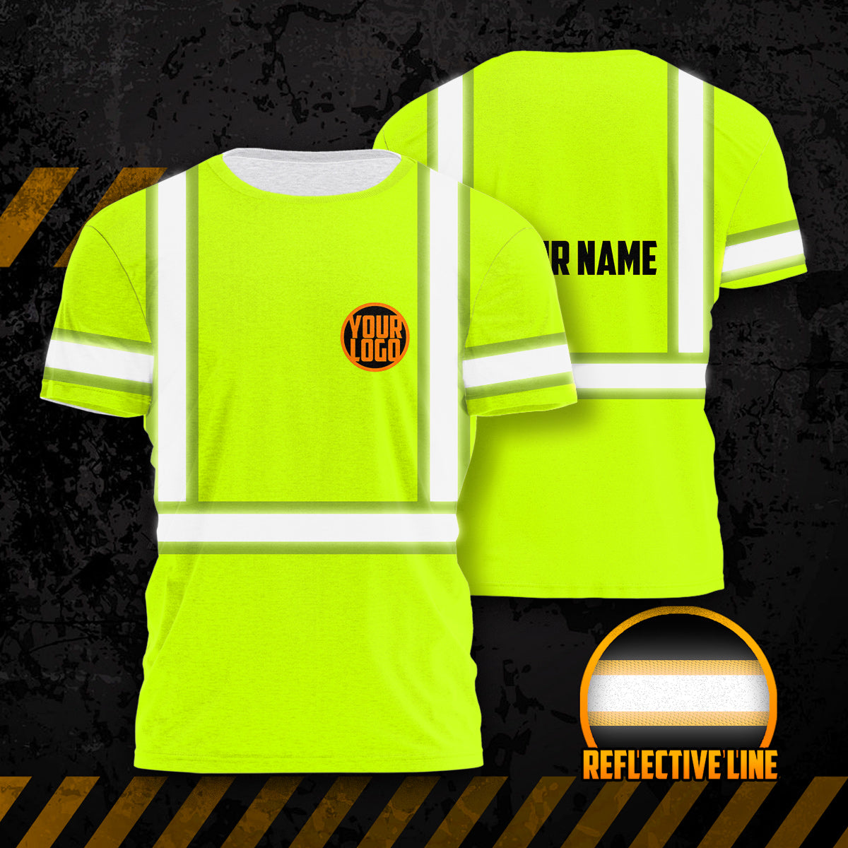 Custom Hi Vis Shirts - Buy Blank or Custom Logo Embroidered Safety Work  Shirts Online