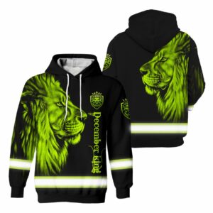 Hi Vis Hoodie Reflective Lion December King Safety Workwear