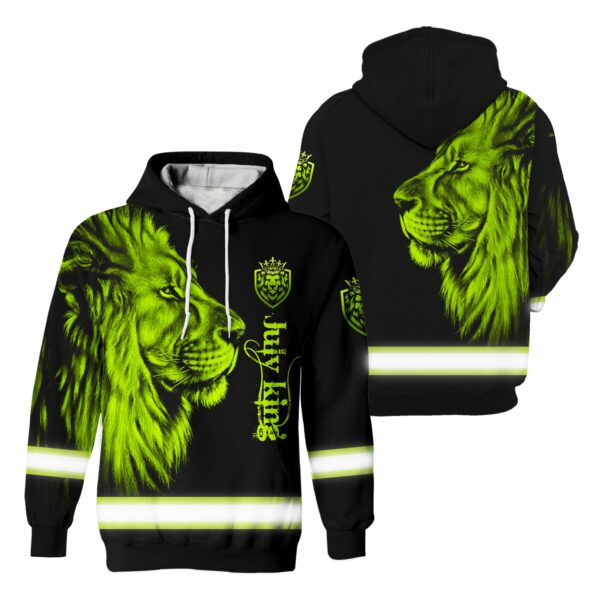 Hi Vis Hoodie Reflective Lion July King Safety Workwear
