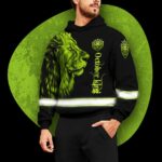 Hi Vis Hoodie Reflective Lion October King Safety Workwear