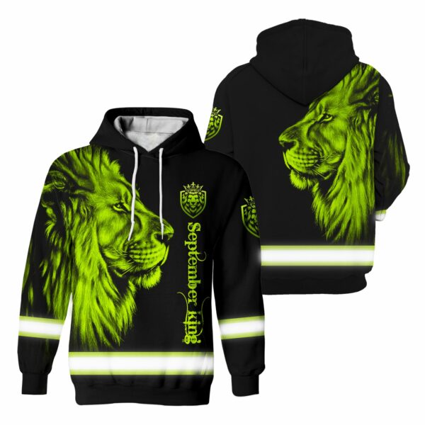 Hi Vis Hoodie Reflective Lion September King Safety Workwear