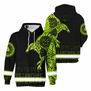 Hi Vis Hoodie Reflective Men's Viking Safety Workwear