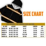 Hi Vis Kids Zip Hoodie Reflective Orange Line Custom Name Safety Workwear