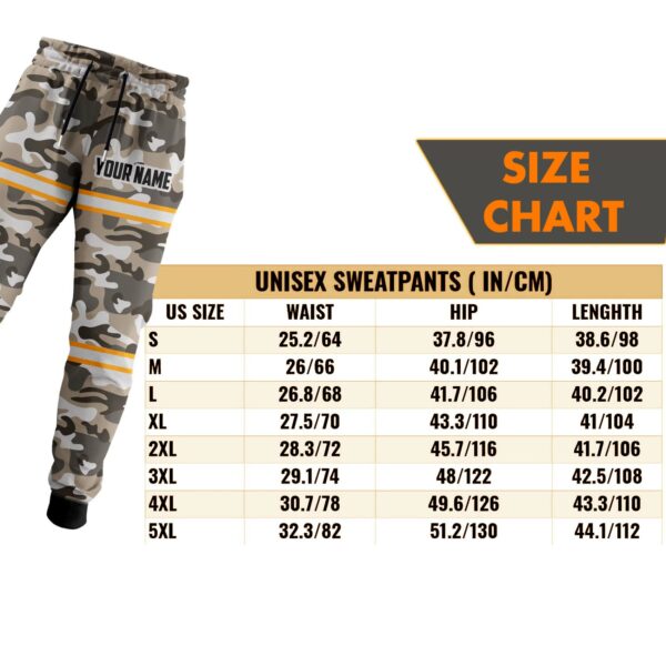 Hi Vis Reflective Camo Custom Name Sweatpants Safety Workwear