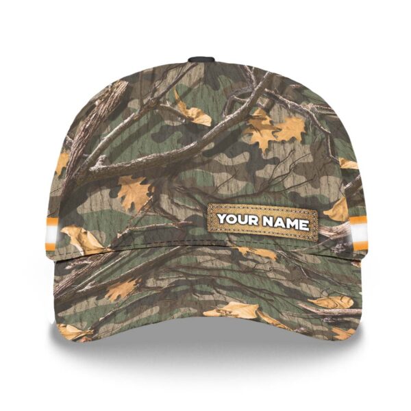 Hi Vis Reflective Hunting Camo Custom Name Cap Safety Workwear For Hunter, Hunting Lover