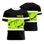Hi Vis Shirts Reflective Camo Hunting Custom Name Safety Workwear For Hunters