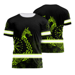 Safety T Shirts Reflective Protection & Victory Viking Custom Name Safety Workwear