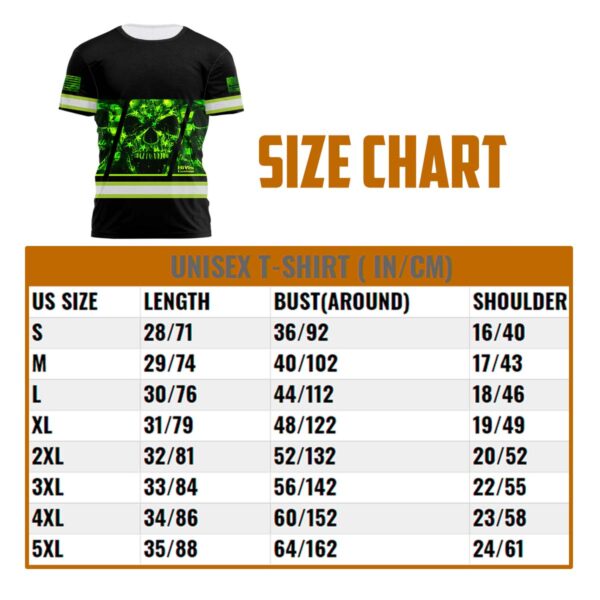 Hi Vis Shirt Reflective Best Skull Custom Name Safety Workwear For Workers, Patriotic, Veteran, Military
