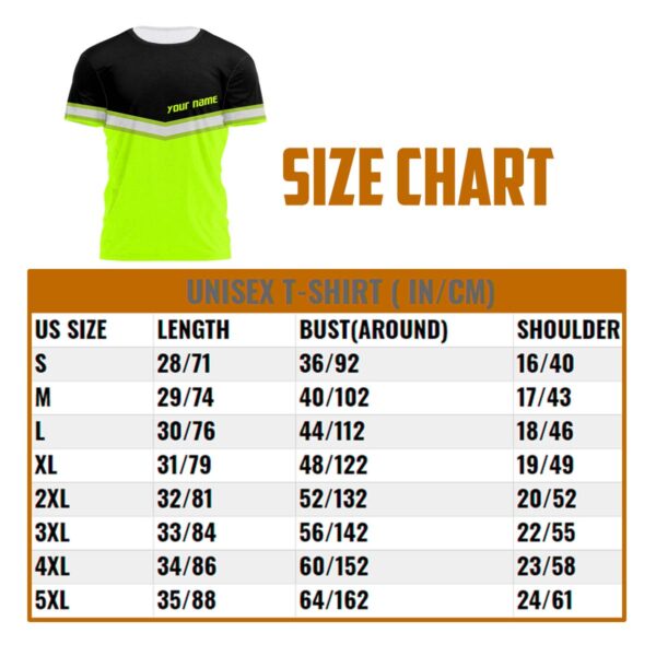 Hi Vis Shirt Uniform Reflective Black Green Custom Name And Logo Safety Workwear For Company, Group, Team