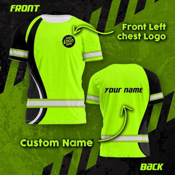 Custom Neon Green T-Shirt Neon Jerseys, Neon Uniforms For Your Team