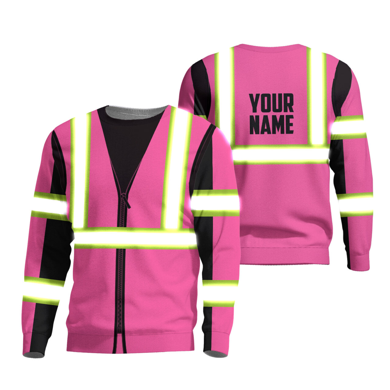 Safety pink hot sale long sleeve shirt