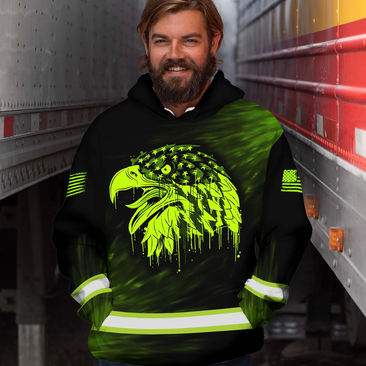 Green Eagle Hoodie 