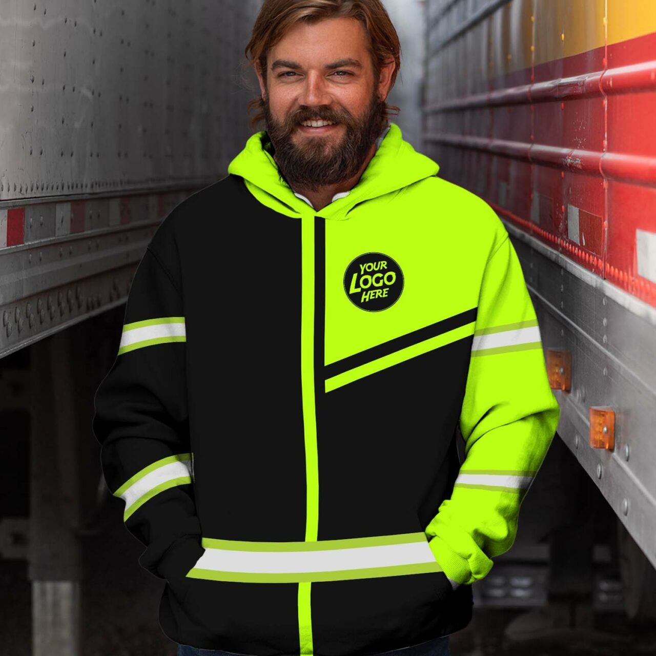 Yellow vests like road workers have? Check out who is wearing a neon uniform
