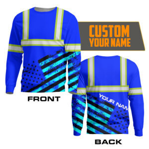 Hi Vis Long Sleeve Shirts - Hi Vis Custom