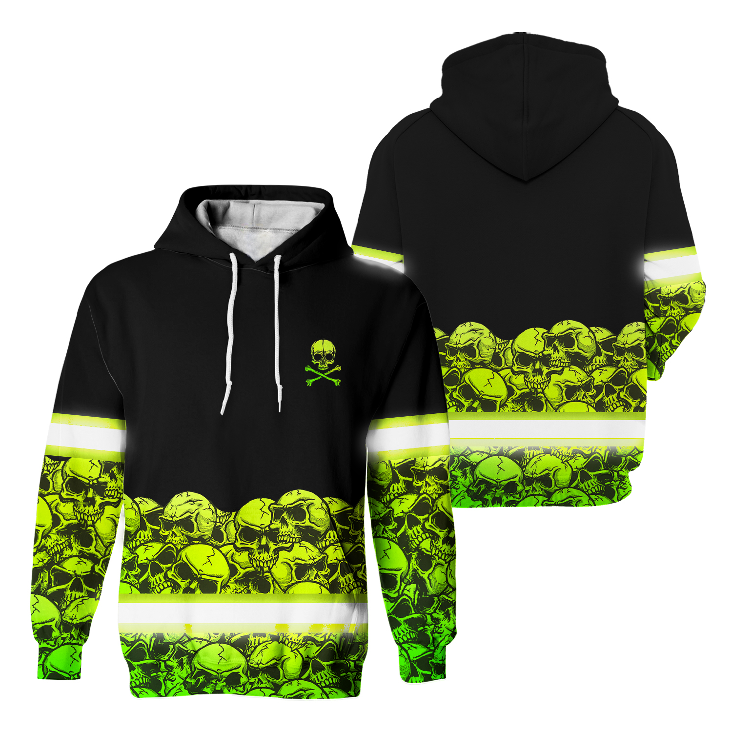 Hi-Vis Workwear Tracksuit | Neon Green & Navy with Reflective Tape – NOROZE