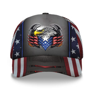 3D Printed Classic Cap US Flag Eagle For American