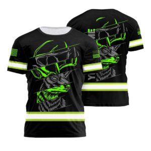 Hi Vis Shirt Reflective Deer Hunting Custom Name Safety Workwear