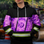 4Hi2BVis2BHoodie2BReflective2BTapes2BViolet2BTie2BDye2BCustom2BName2BSafety2BWorkwear2BFor2BWorkers2C2BRunners2C2BCyclists-JcFqQ.jpg